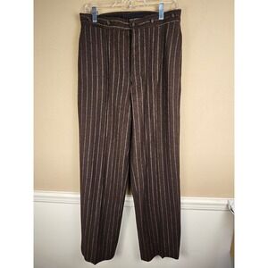 Vintage Wah Maker Frontier Pinstripe Reinactment Pants Wool Blend USA 30